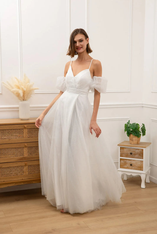 Robe de Cocktail en mousseline